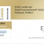 Henke Solartechnik für Schaumburg - E3/DC erhält den SolarProsumerAward© 2022/23 in der Kategorie Wallbox