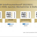 Henke Solartechnik für Bückeburg - Mehr als ein Speichersystem: E3/DC erhält den SolarProsumerAward© 2022/23 in vier Kategorien