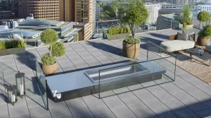 Henke Dachdecker | Zimmerei | Solartechnik für Stadthagen - Roto Terrassenausstieg OnTop schafft neue Freiräume auf dem Flachdach