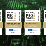 Henke Solartechnik für Bückeburg - E3/DC erhält erneut Auszeichnung mit SolarProsumerAward© 2023/24 in 4 Kategorien