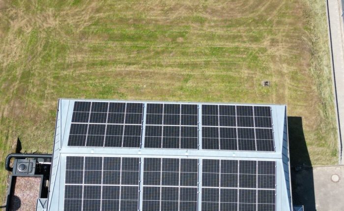 Henke Solartechnik für Schaumburg - Photovoltaik – Anlage Stadtwerke Schaumburg-Lippe auf dem Wasserwerk Obernkirchen