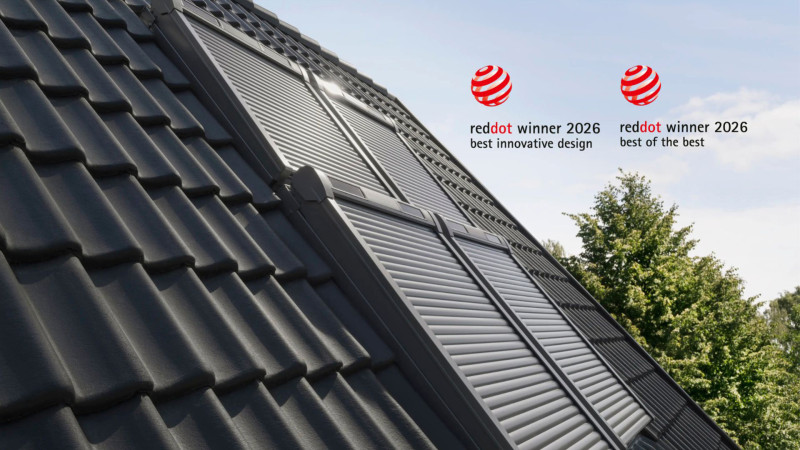 Henke Dachdeckerei | Zimmerei für Bückeburg - Zwei Red Dot Awards für neuen VELUX Rollladen