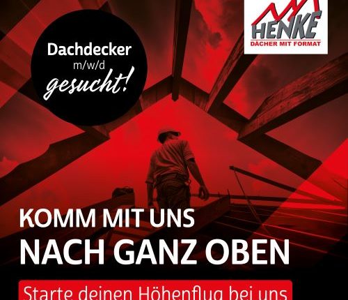 Heinrich Henke GmbH - Stellenangebot Dachdecker