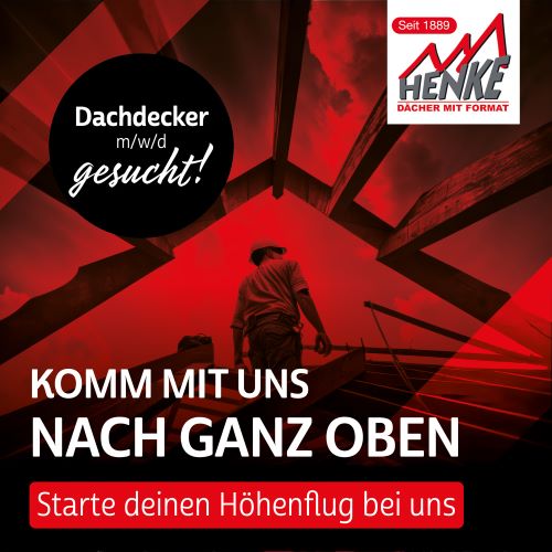 Heinrich Henke GmbH - Stellenangebot Dachdecker