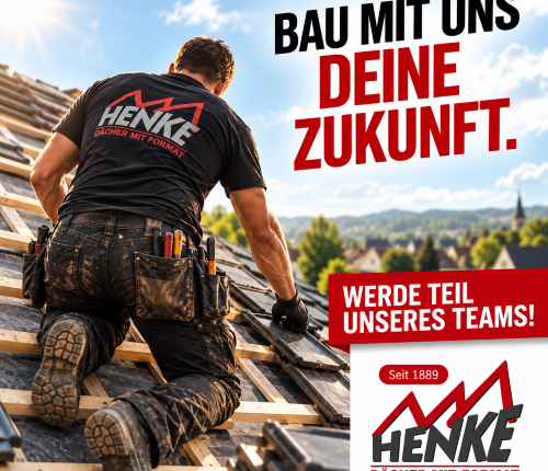 Henke Dachdecker | Solartechnik | Zimmerei - Stellenangebot